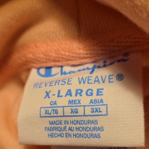 Champion Pink Oversized Long Sleeve Hoodie - Picture 2 of 4